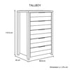 Alice Tallboy White Ash