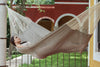 Queen Size Outoor Cotton Mayan Legacy Mexican Hammock in  Dream Sands