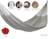 Queen Size Outoor Cotton Mayan Legacy Mexican Hammock in  Dream Sands