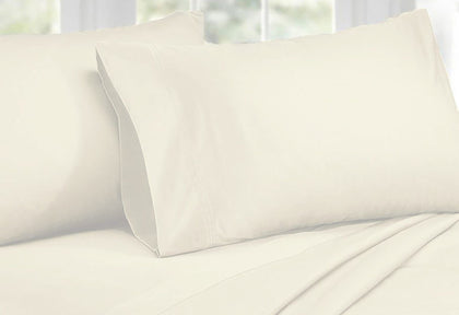 Ardor King Size 1000TC Cotton Rich Sheet Set (Ivory Color)