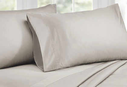 Ardor King Size 1000TC Cotton Rich Sheet Set (Silver Color)